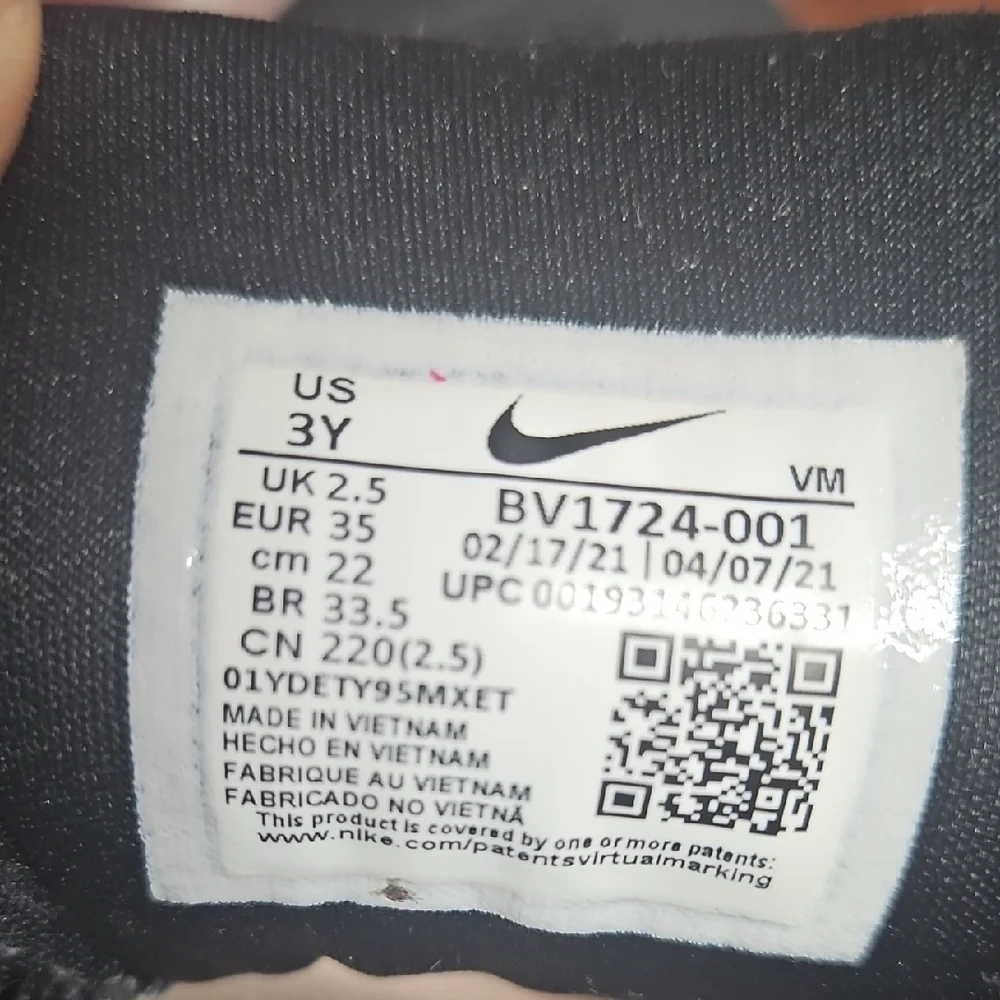 Nike Black Floral Sneakers